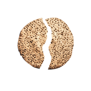 Broken Matzah Yachatz Cardstock Cutout