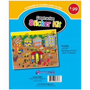 Construction Sticker Kit 6.5"x 8"