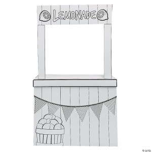 Color Your Own Lemonade Stand Playhouse