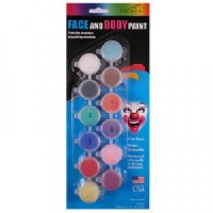 12 Pot Face And Body Paint