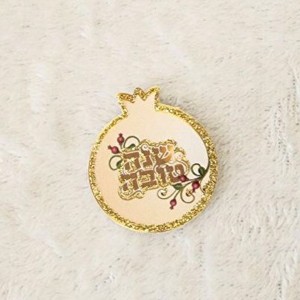 Pomegranate Shana Tova Cutout with Glitter Edge, 40 Pcs