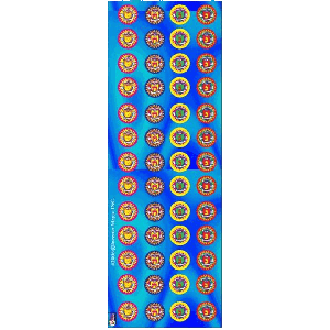  Dreidel Circle Stickers 6 & 25 Sheets