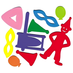 Purim Foam Shapes
