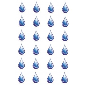 Raindrop Stickers