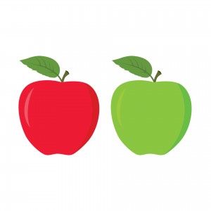 Apple Cardstock Cutout 