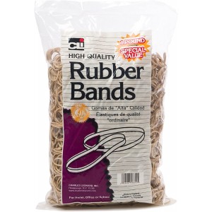 Rubber Bands, 1 lb. Bag - Choice of Sizes! | High-quality rubber bands for Office, School, Crafts & Home Organization