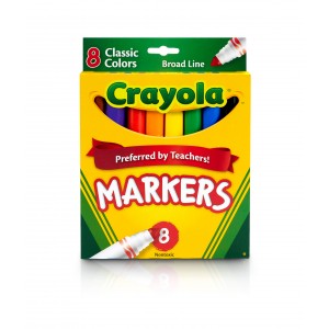 Crayola&reg; Markers Broad Tip 