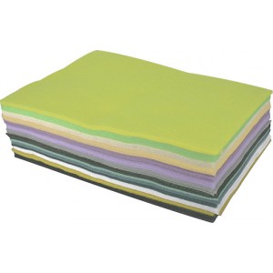Felt Sheets – Pastel Colors, Asst'd 50/pk