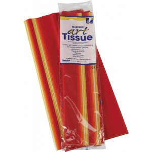 Bleed Tissue Paper - Warm Colors