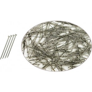 Sequin Pins – Silver, 1/2" 500/pk