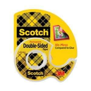 Scotch Double Sided Tape, 0.5" X 250"
