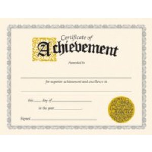 Classic Certificate- Achievement