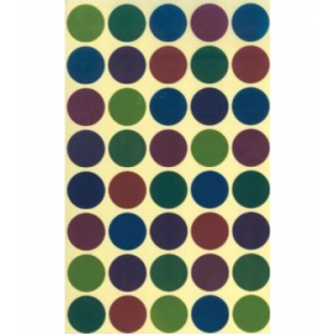 Metallic Dot Stickers - 10 sheets