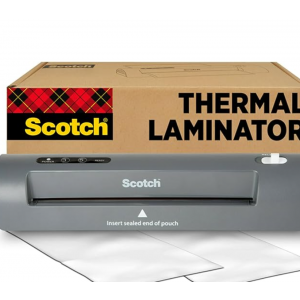 Scotch Thermal Laminator – Personal Laminating Machine for Classroom, Home & Office Use