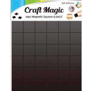 SQUARE MAGNETS - SELF ADHESIVE