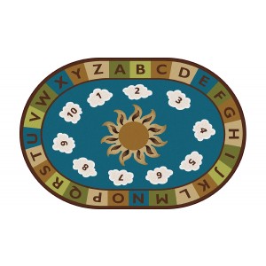 Sunny Days Nature Rug - Oval