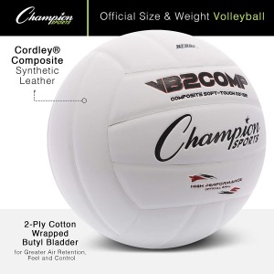 Champion Sports VB Official Composite Synthetic Leather Volleyball