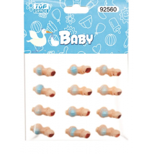 Mini Sleeping Baby Moshe Boy 12/Pack