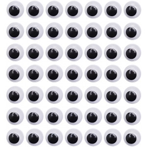Wiggle Eyes, 10mm, 80/Pk – Black