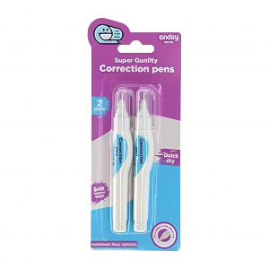 White Out – Correction Pen, 0.2 Fl Oz, 2/Pk | Precision Correction Pen for Ink & Printed Errors