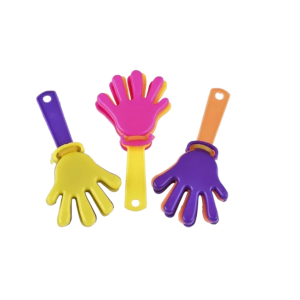 Mini Hand Clappers – 12/ Pk or 144/Pk, 7″ Plastic Noisemakers for Parties, Sport Events, Schools, Camps