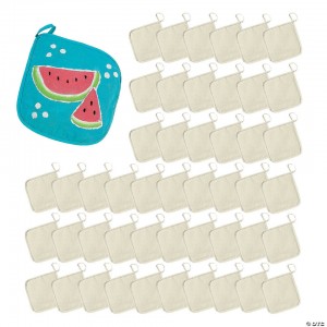 48 Pc. DIY Canvas Pot Holders 