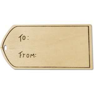 Wood Name Tag