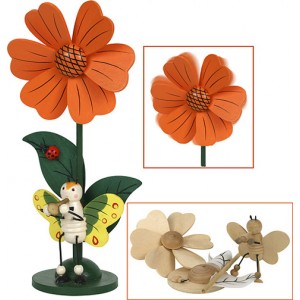 Flower & Musical Butterfly