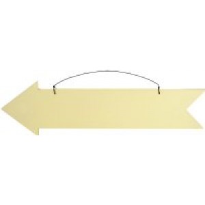 Wooden Arrow Plaque