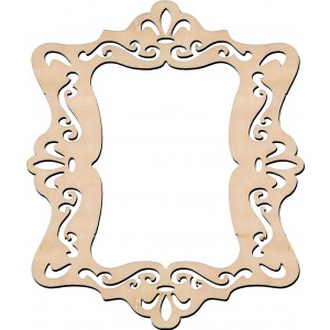 Laser Cut Frame Laced Edge