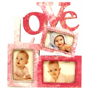 Love Wood Picture Frame