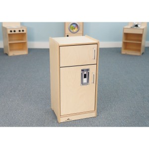 Let's Play Toddler Refrigerator - Natural