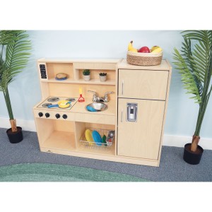 Let's Play Toddler Kitchen Combo - Natural 