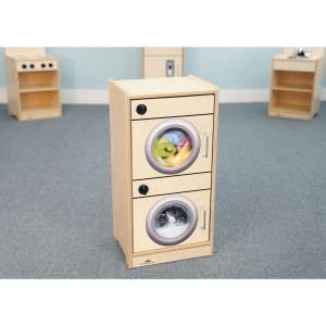 Let's Play Toddler Washer / Dryer - Natural -