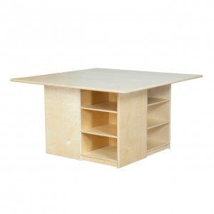 Cubby Table with (12) Assorted Pastel Trays