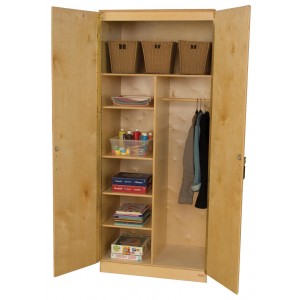 Three Adjustable Shelf Wardrobe Unit
