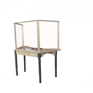 All-In-One Student Desk with Patition
