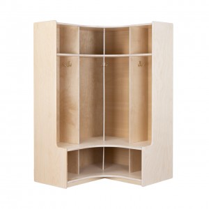 Four Section Round  Corner Seat Locker