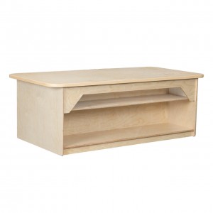 Mobile Block Table w/ Storage