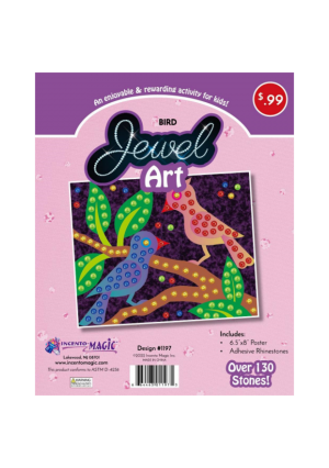 Bird Jewel Art 6.5" x8"