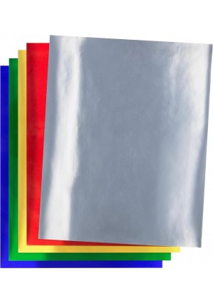 Metallic Paper, 10" x 13'", 50/Pk - Assorted 