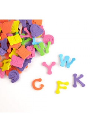 Foam Sticky Shapes – Alphabet,125 PCS