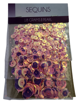Pearl Sequins Assorted Size 5,8,10mm 