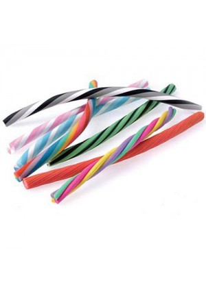 Eraser Sticks, 7½″, 12/Pack  – Bendable Pencil Eraser in Assorted Colors | fun and flexible! 
