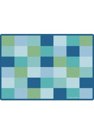 KIDSoft Blocks Seating Carpet - Blue