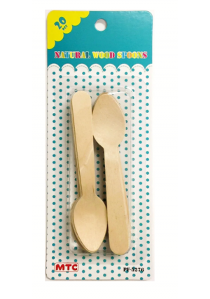 Wood Craft Spoon 6-1/4" 100pk