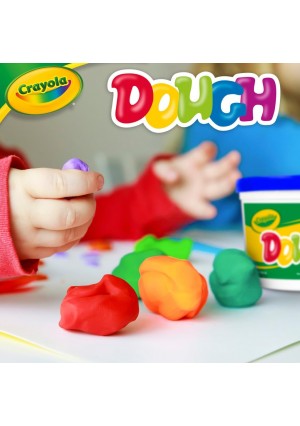 Crayola Modeling Dough – 3 lb Resealable Bucket | Blue, Green, Red, Yellow, Orange, Violet, Assorted – Non-Toxic Soft Clay for Kids, Schools, Daycare & Camps