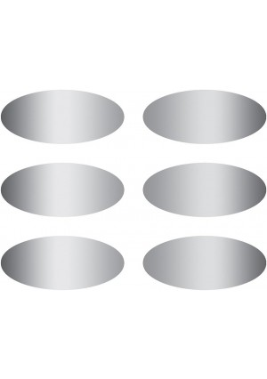 Oval Scratch Off Stickers