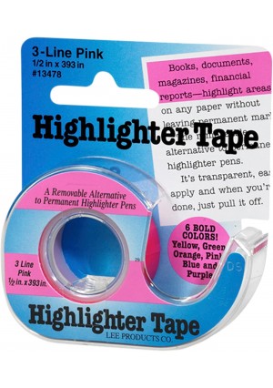 Highlighter Tape-Pink