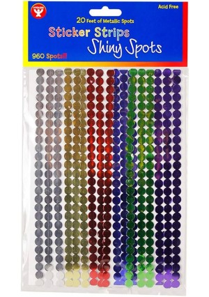 Sticker Strips – Metallic Spots